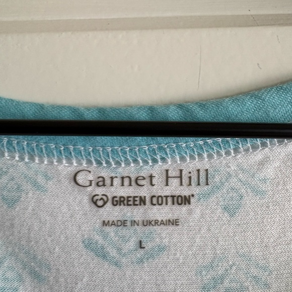 Garnet Hill 100%Organic Cotton Women’s Gown - Picture 5 of 6